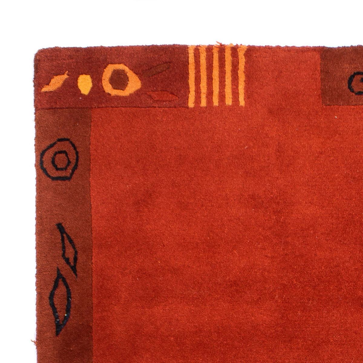 Nepal Tæppe - 180 x 120 cm - rød