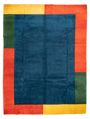 Gabbeh-tæppe - Indus - 393 x 297 cm - blå