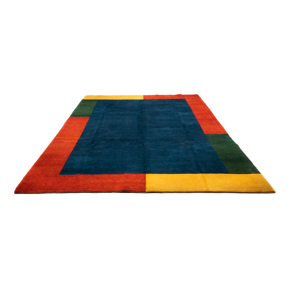Gabbeh-tæppe - Indus - 393 x 297 cm - blå
