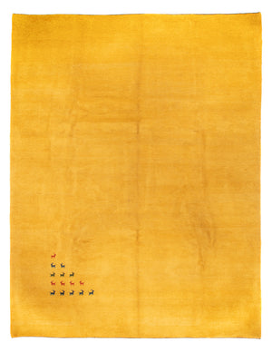 Gabbeh-tæppe - Indus - 394 x 307 cm - guld