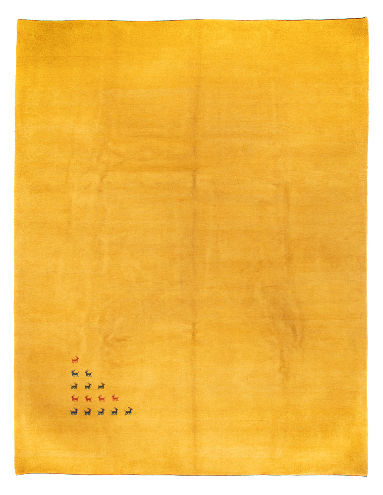 Gabbeh-tæppe - Indus - 394 x 307 cm - guld