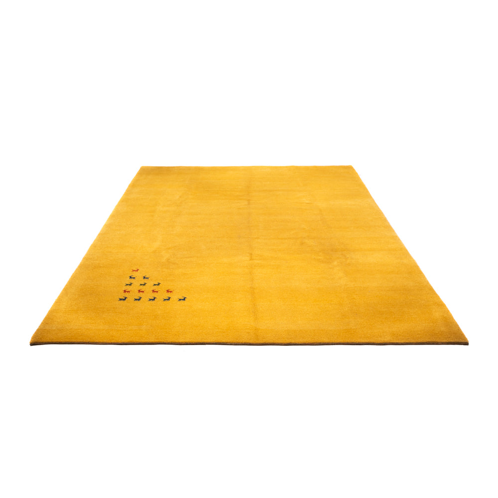 Gabbeh-tæppe - Indus - 394 x 307 cm - guld