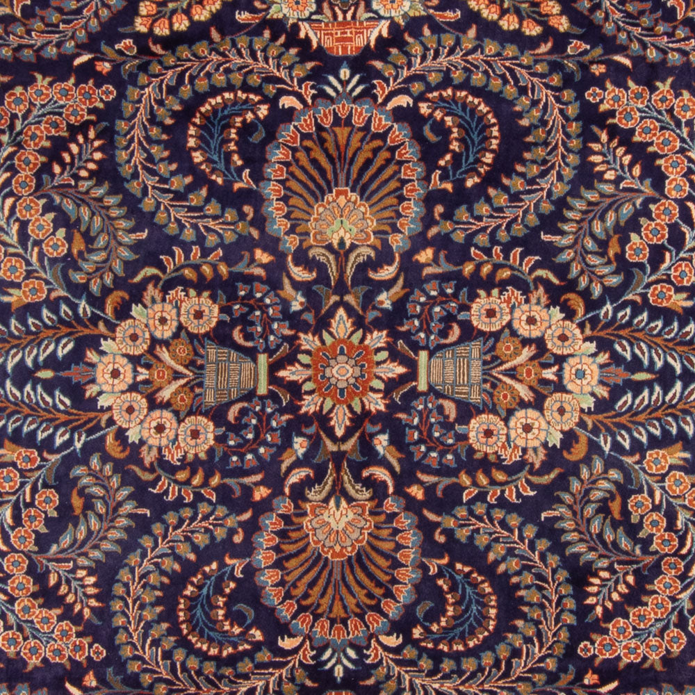 Persisk tæppe - Classic - 345 x 243 cm - mørkeblå