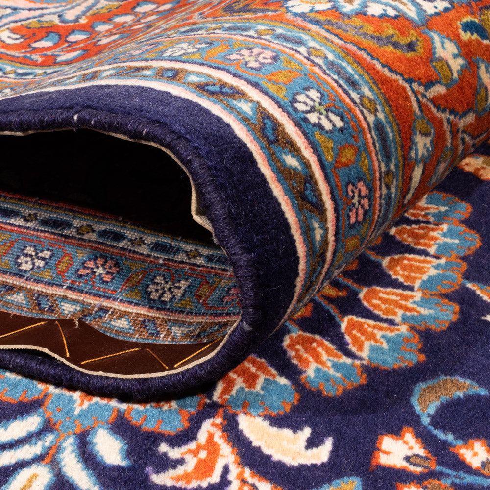 Persisk tæppe - Classic - 345 x 243 cm - mørkeblå