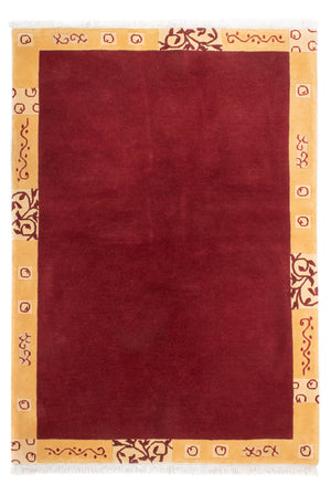 Nepal Tæppe - 244 x 173 cm - rød
