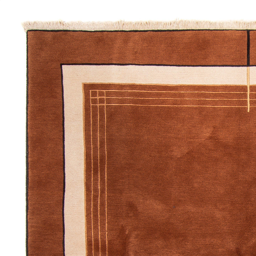 Nepal Tæppe firkantet  - 250 x 250 cm - brun