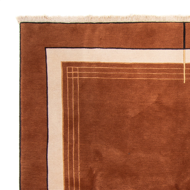 Nepal Tæppe firkantet  - 250 x 250 cm - brun