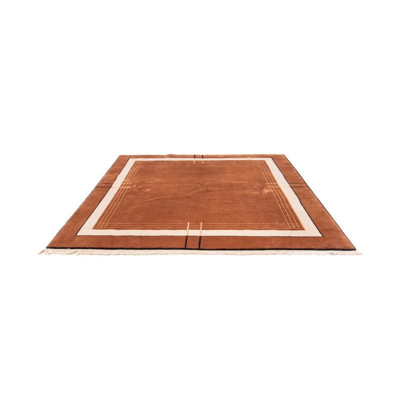 Nepal Tæppe firkantet  - 250 x 250 cm - brun