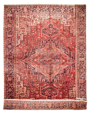 Persisk tæppe - Nomadisk - 450 x 344 cm - rød
