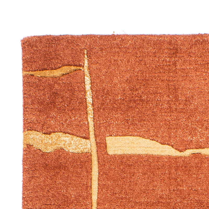 Nepal Tæppe - 162 x 92 cm - brun