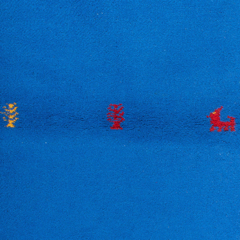 Gabbeh-tæppe - Indus - 160 x 90 cm - blå