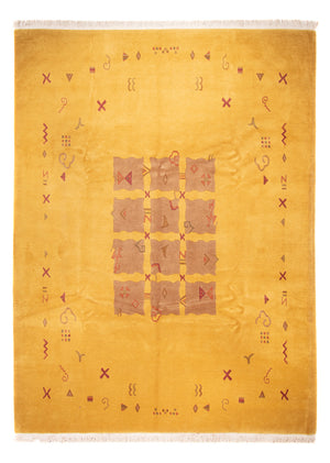 Nepal Tæppe - 357 x 256 cm - guld