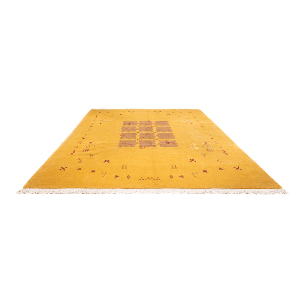 Nepal Tæppe - 357 x 256 cm - guld