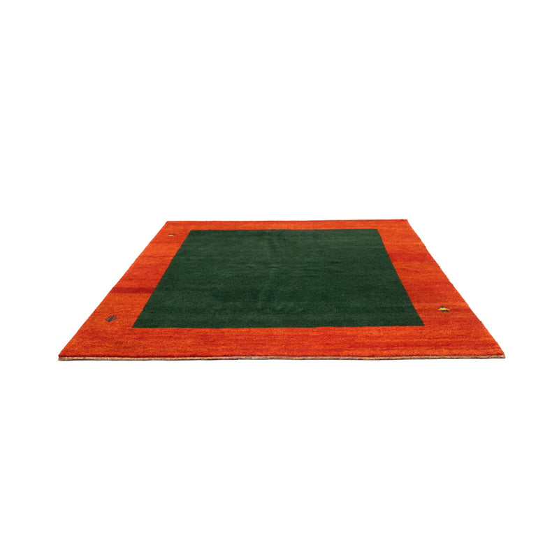 Gabbeh-tæppe - Indus firkantet  - 250 x 247 cm - grøn