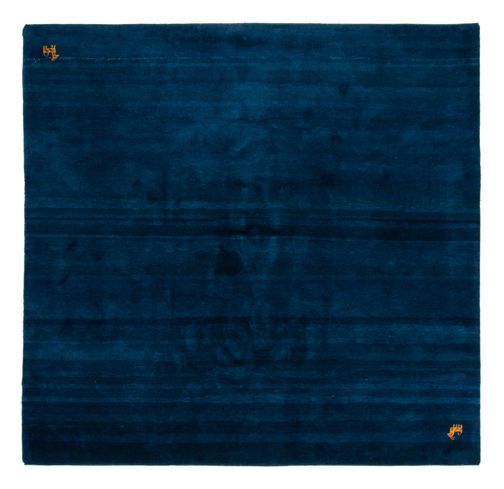 Gabbeh-tæppe - Indus firkantet  - 261 x 246 cm - mørkeblå