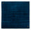 Gabbeh-tæppe - Indus firkantet  - 261 x 246 cm - mørkeblå