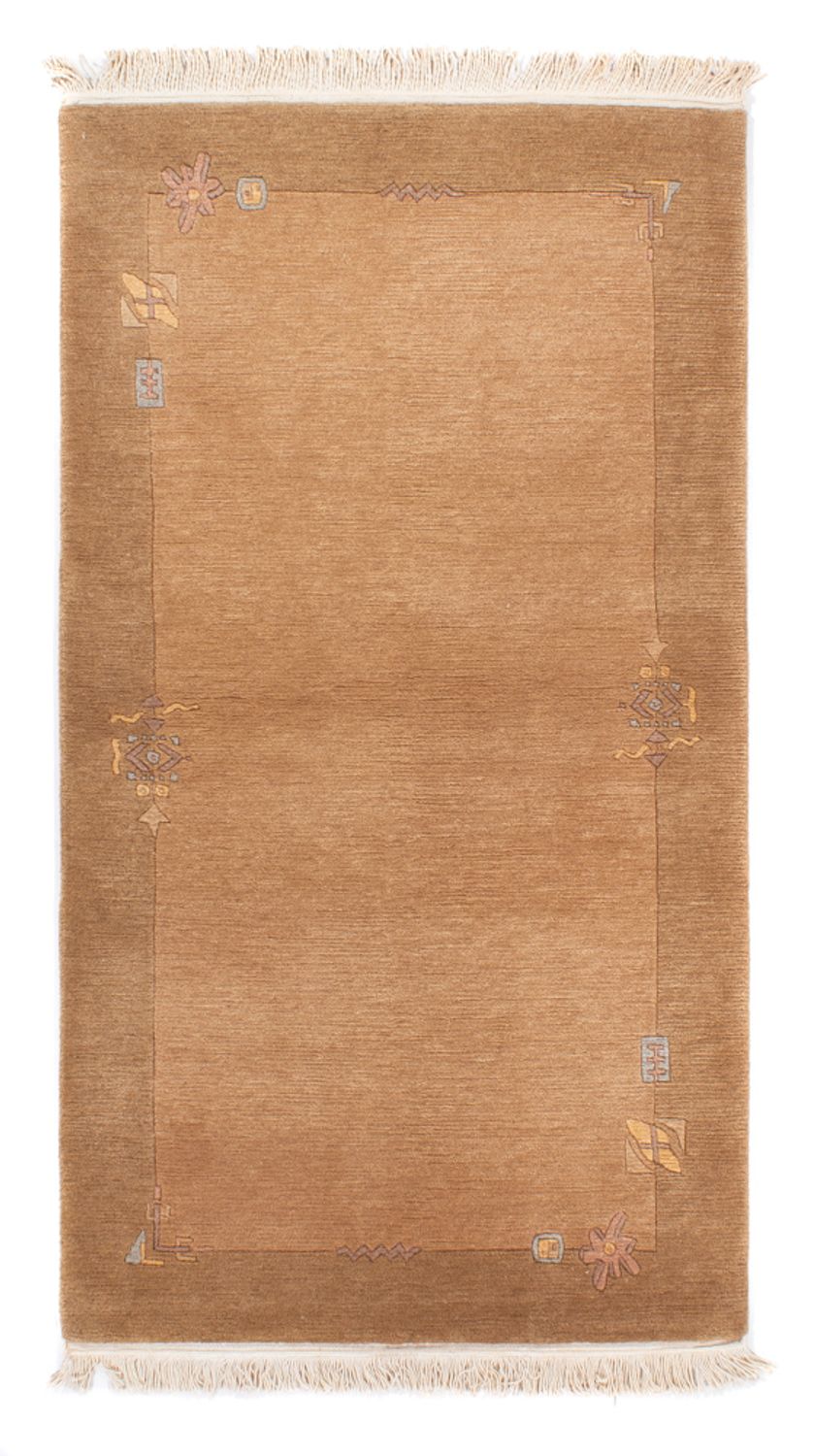 Nepal Tæppe - Royal - 165 x 92 cm - lys brun
