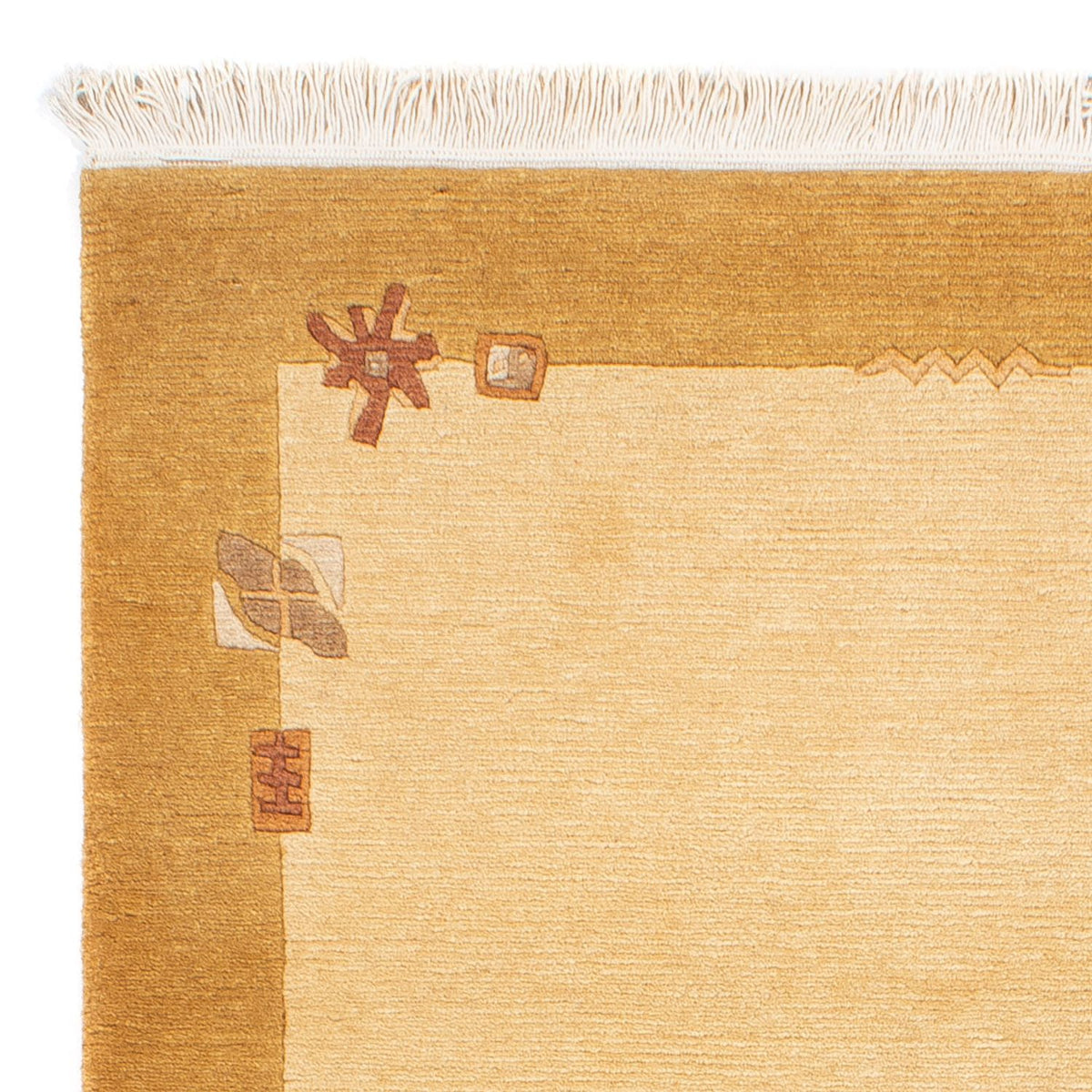 Nepal Tæppe - Royal - 160 x 93 cm - beige