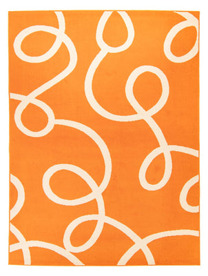 Moderne tæppe - 230 x 160 cm - orange