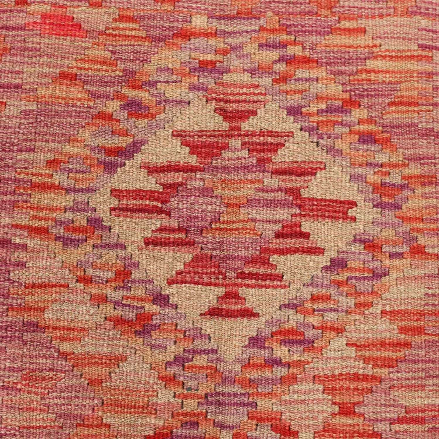Løber Kelim Carpet - Splash - 185 x 101 cm - flerfarvet