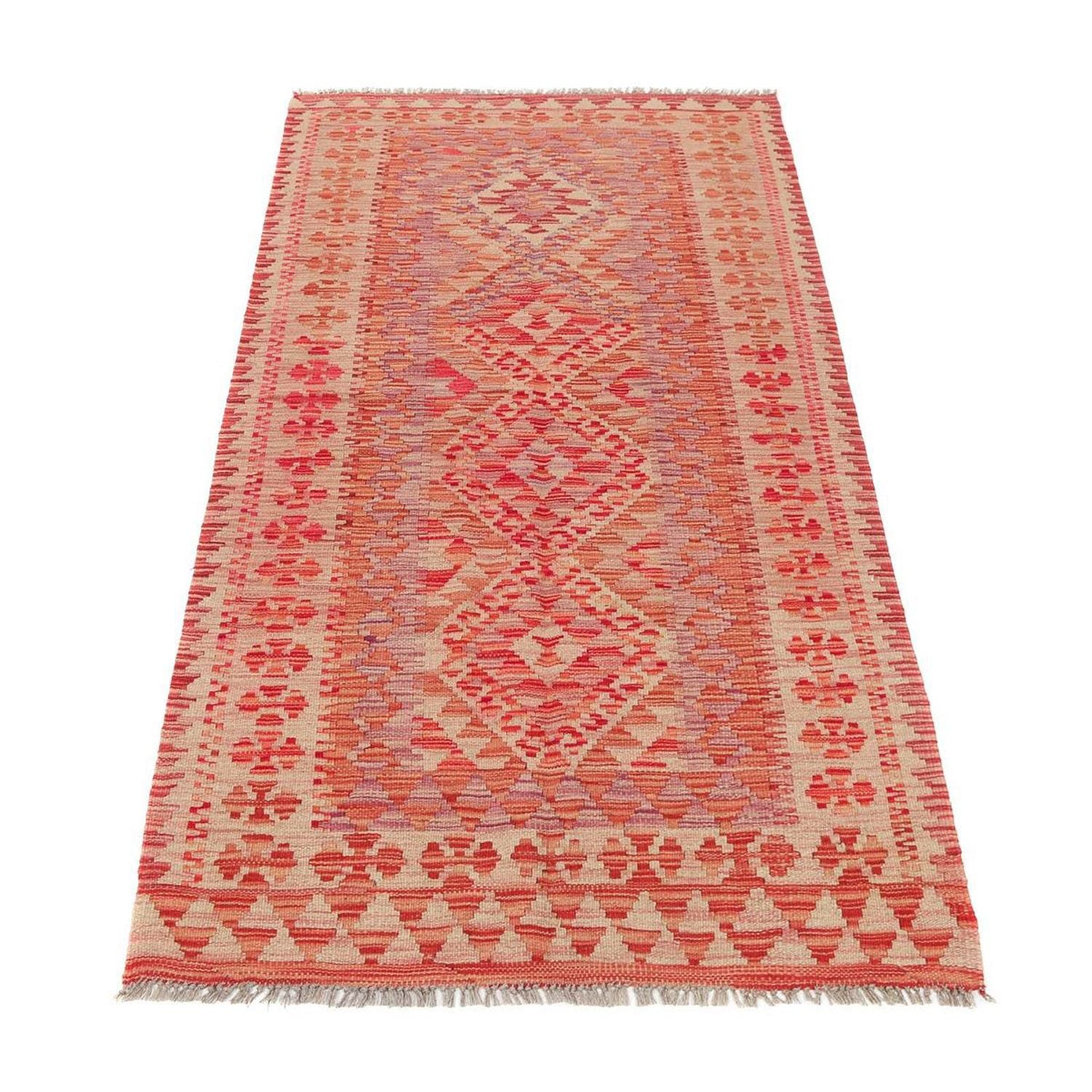 Løber Kelim Carpet - Splash - 185 x 101 cm - flerfarvet