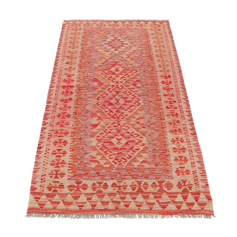 Løber Kelim Carpet - Splash - 185 x 101 cm - flerfarvet