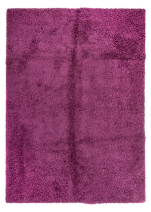 Tæppe med høj pæl - 290 x 200 cm - lilla