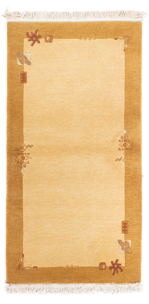 Nepal Tæppe - Royal - 143 x 74 cm - beige