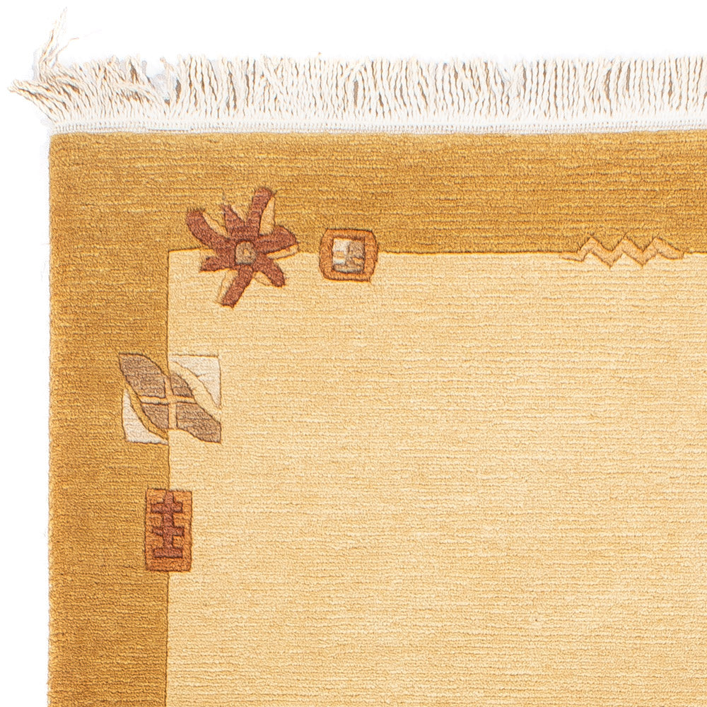Nepal Tæppe - Royal - 143 x 74 cm - beige