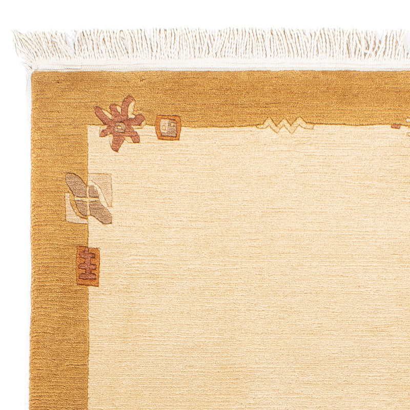 Nepal Tæppe - Royal - 140 x 71 cm - beige