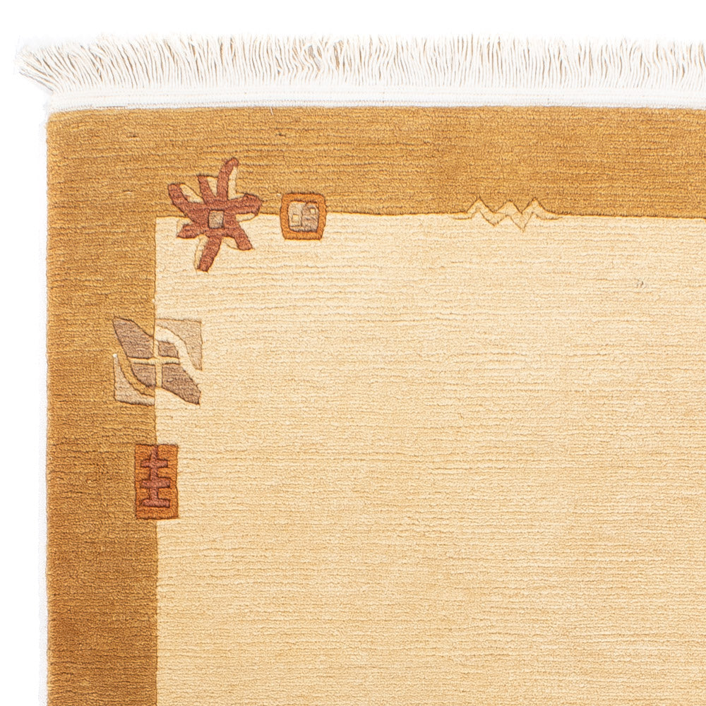 Nepal Tæppe - Royal - 141 x 72 cm - beige