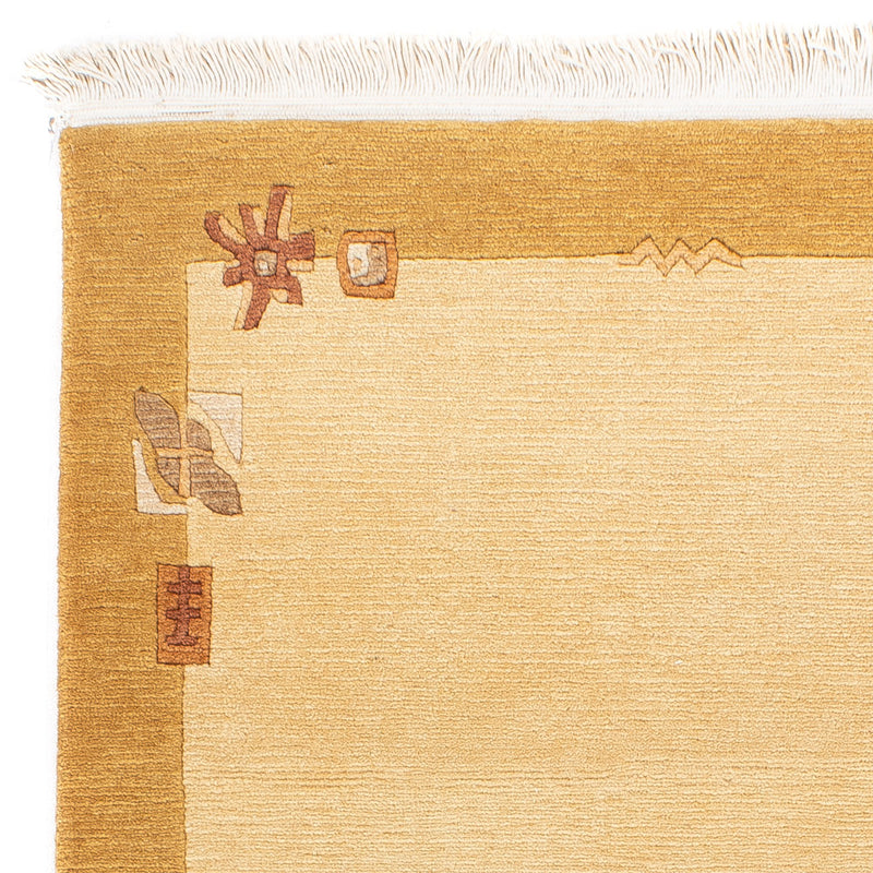 Nepal Tæppe - Royal - 144 x 74 cm - beige