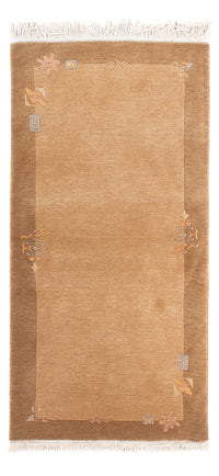 Nepal Tæppe - Royal - 138 x 73 cm - lys brun