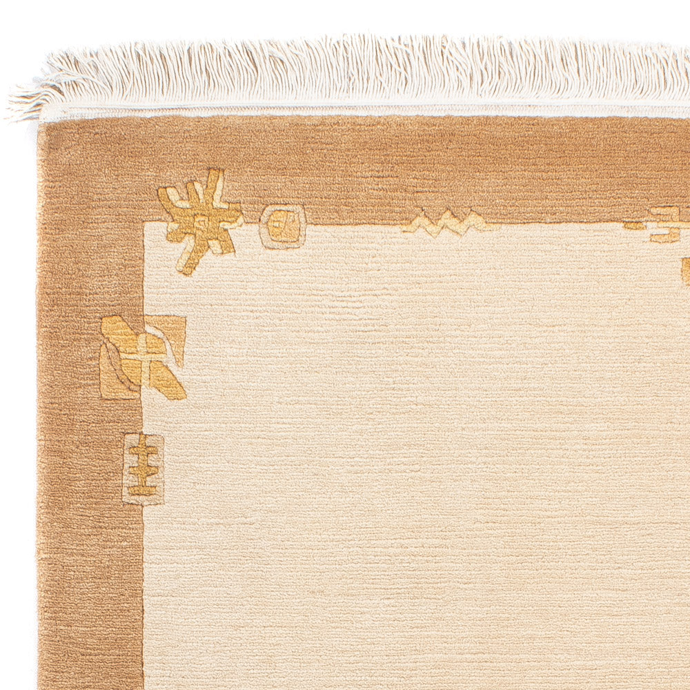 Nepal Tæppe - Royal - 141 x 72 cm - beige