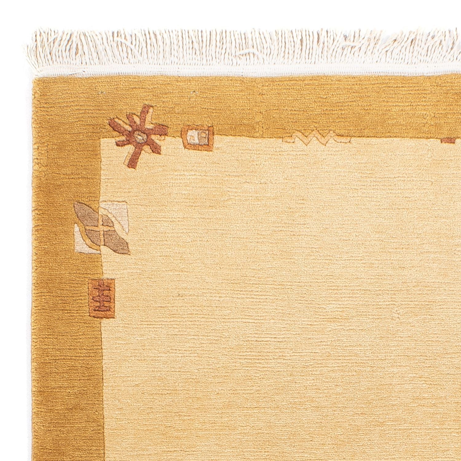 Nepal Tæppe - Royal - 141 x 74 cm - beige
