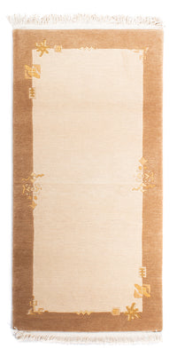 Nepal Tæppe - Royal - 143 x 73 cm - beige