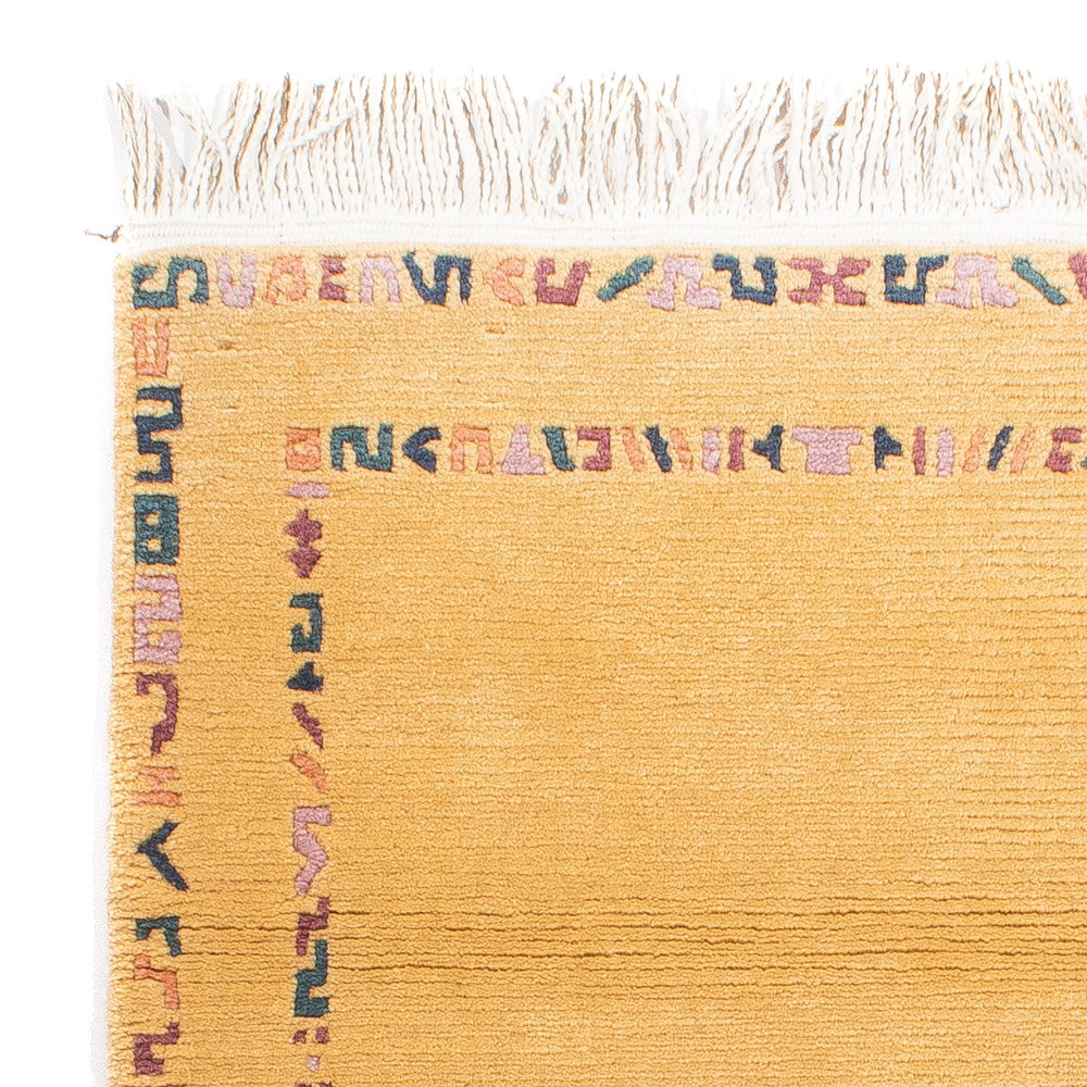 Nepal Tæppe - Royal - 140 x 74 cm - guld