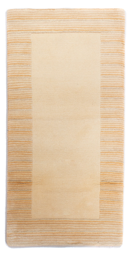 Nepal Tæppe - Royal - 144 x 72 cm - beige