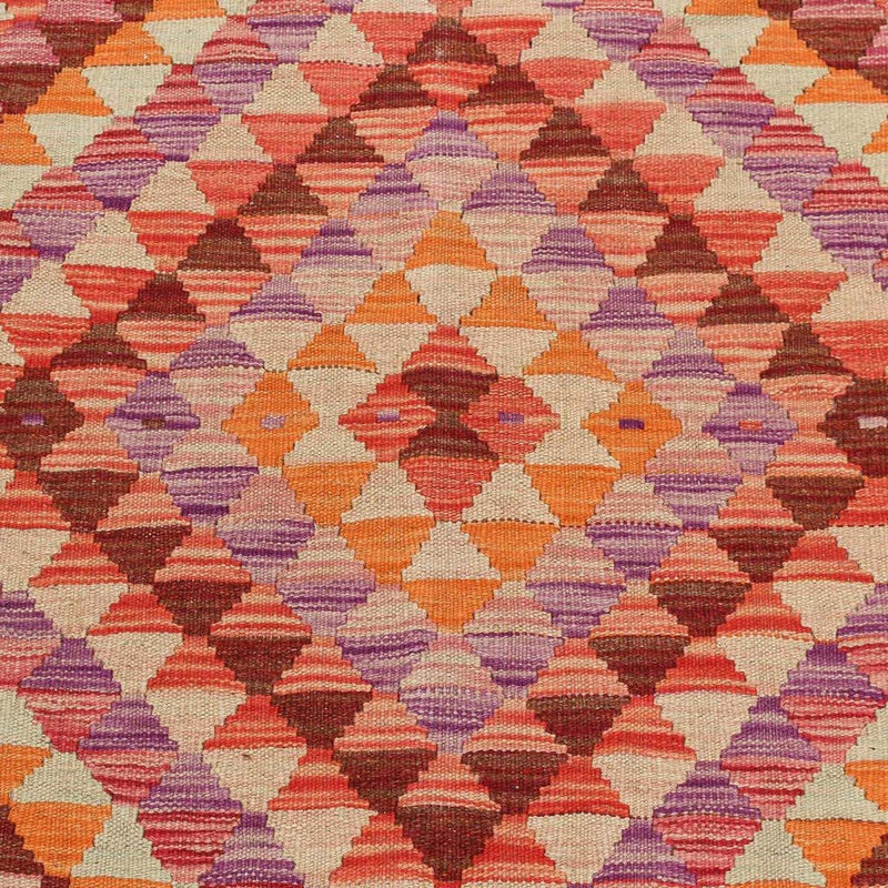 Løber Kelim Carpet - Splash - 192 x 110 cm - flerfarvet