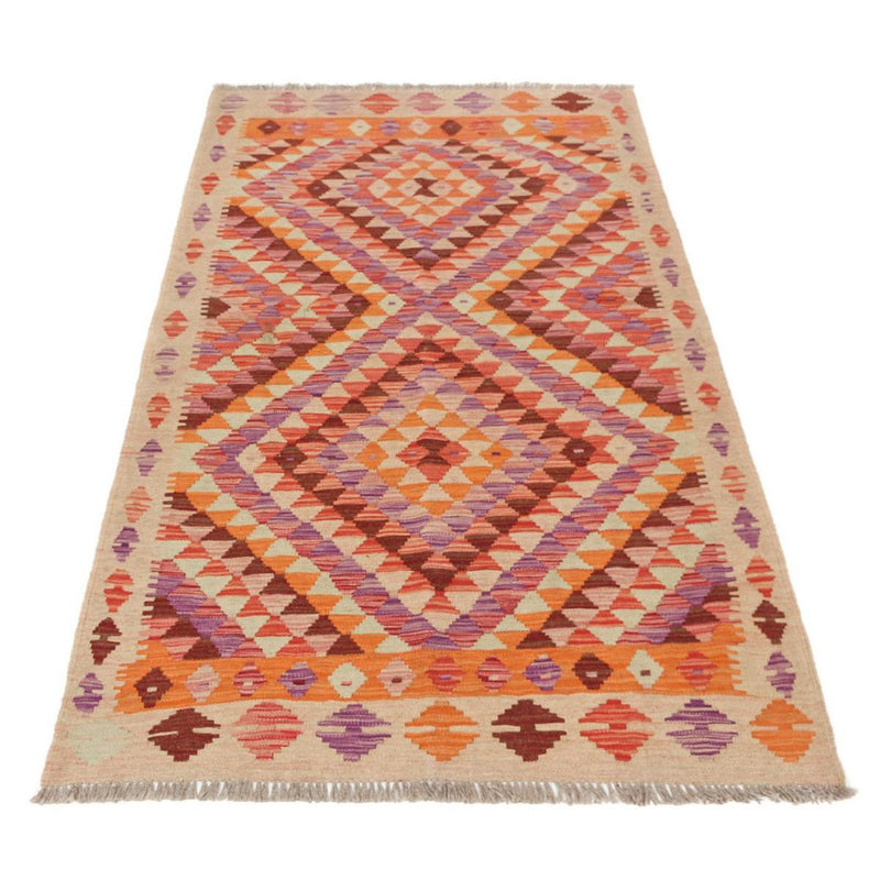 Løber Kelim Carpet - Splash - 192 x 110 cm - flerfarvet