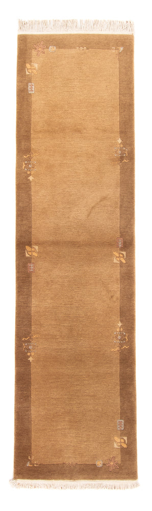 Løber Nepal Tæppe - 266 x 70 cm - beige