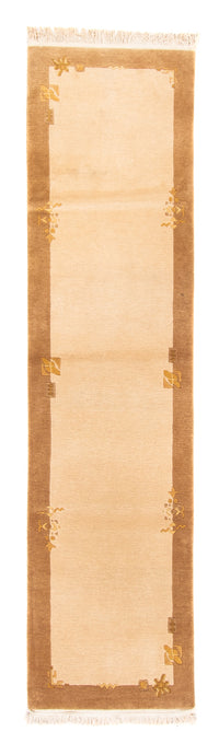 Løber Nepal Tæppe - 263 x 70 cm - beige