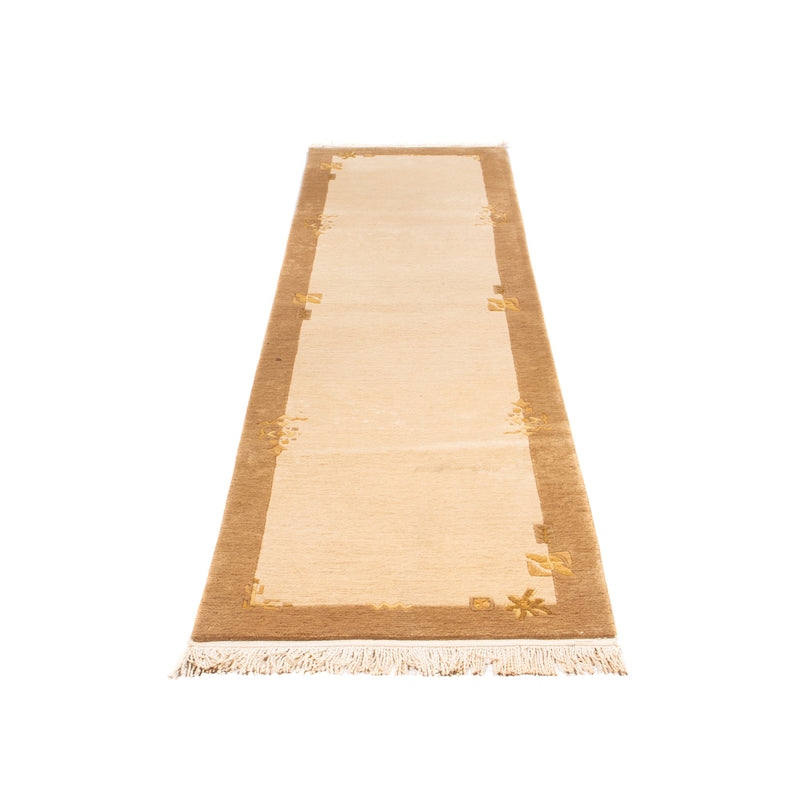Løber Nepal Tæppe - 263 x 70 cm - beige