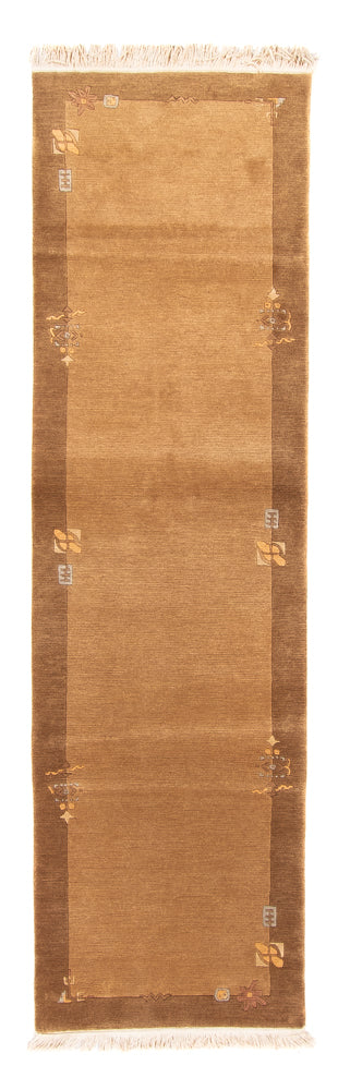 Løber Nepal Tæppe - 265 x 72 cm - beige