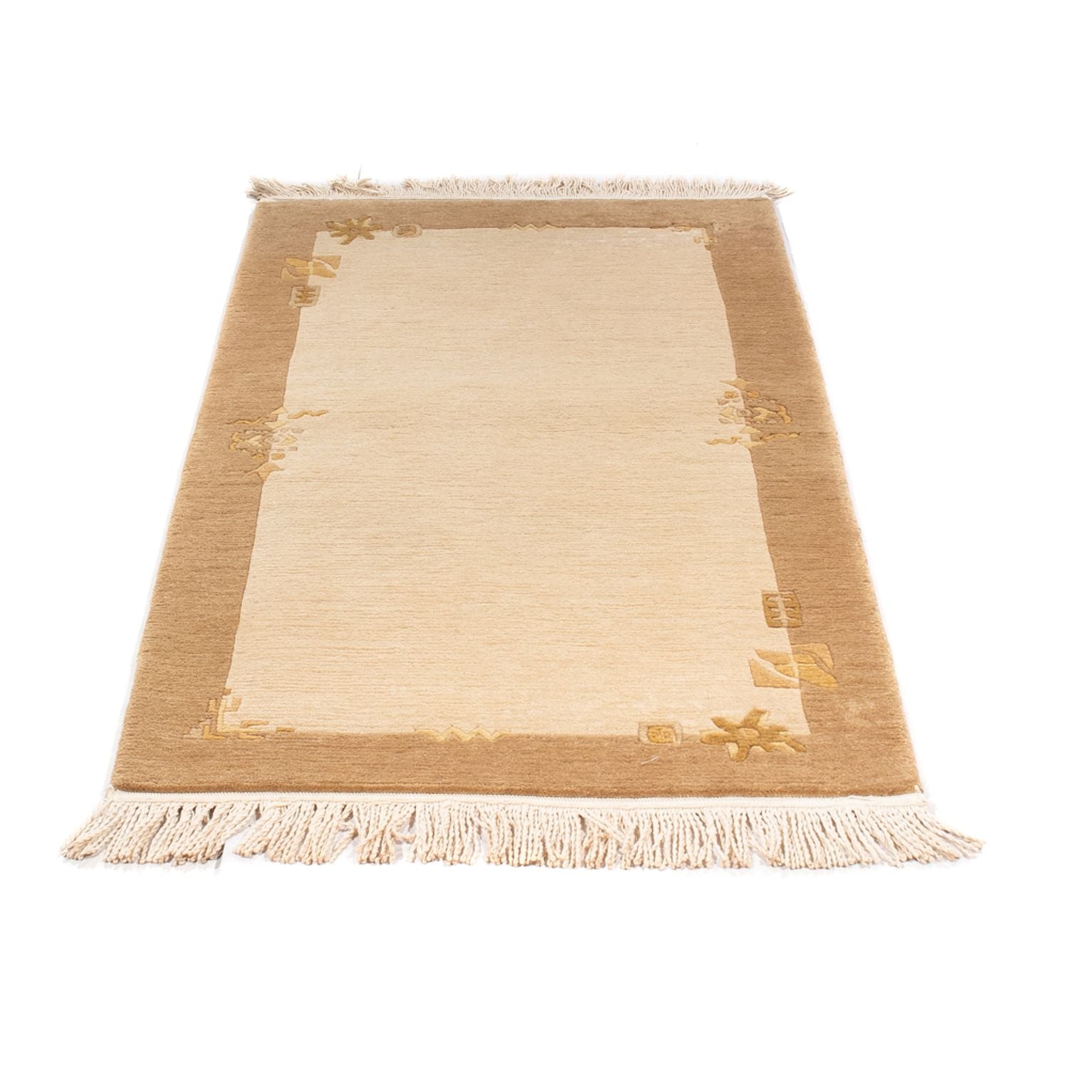 Nepal Tæppe - Royal - 137 x 71 cm - beige