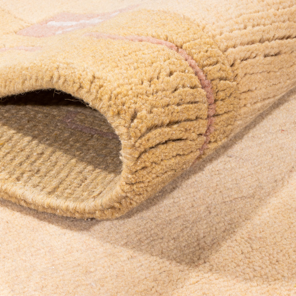 Løber Nepal Tæppe - 333 x 74 cm - beige