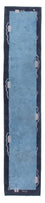 Løber Nepal Tæppe - 337 x 73 cm - blå