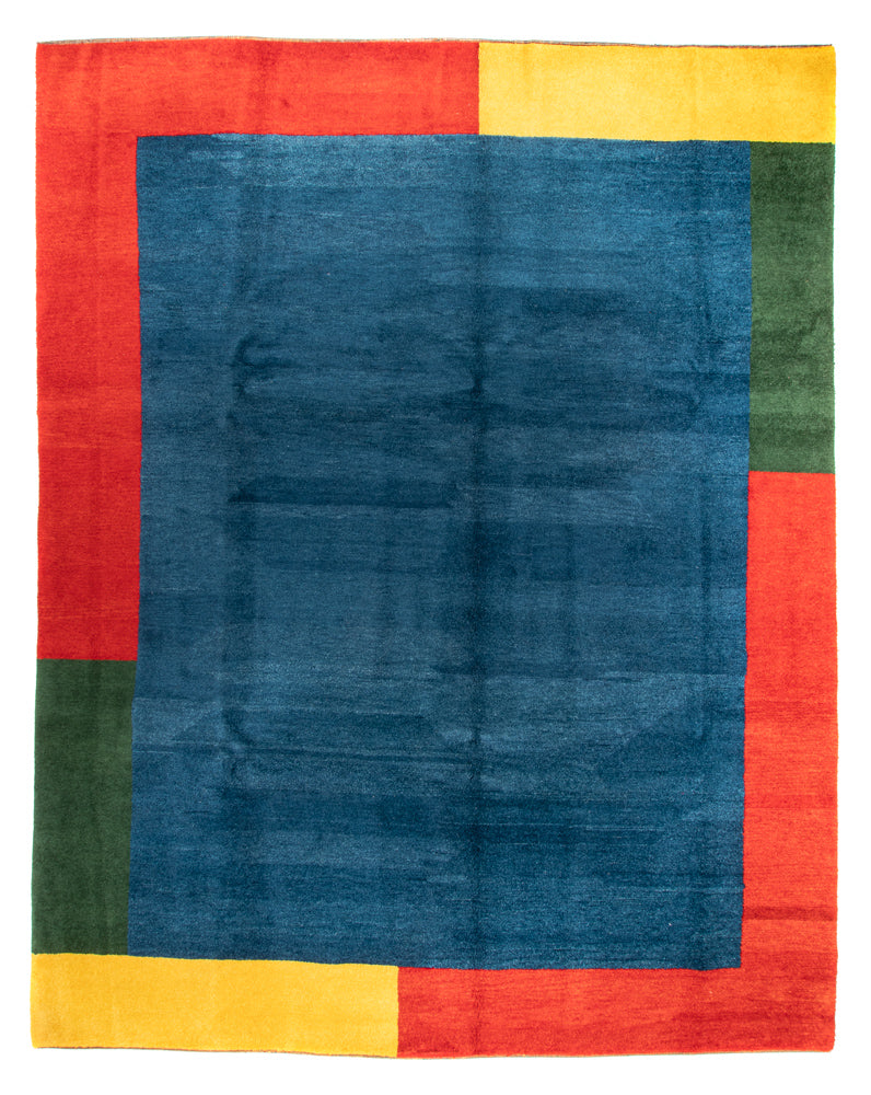 Gabbeh-tæppe - Indus - 390 x 298 cm - blå