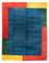 Gabbeh-tæppe - Indus - 390 x 298 cm - blå