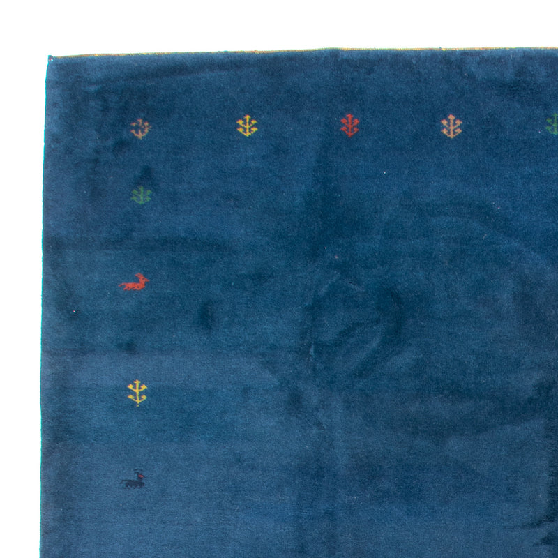 Gabbeh-tæppe - Indus - 395 x 309 cm - blå
